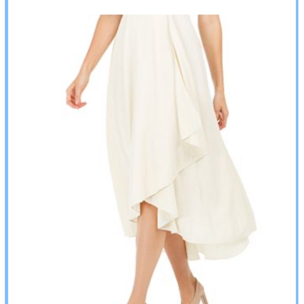 Calvin Klein Raffled faux wrap dress - Picture 3 of 8